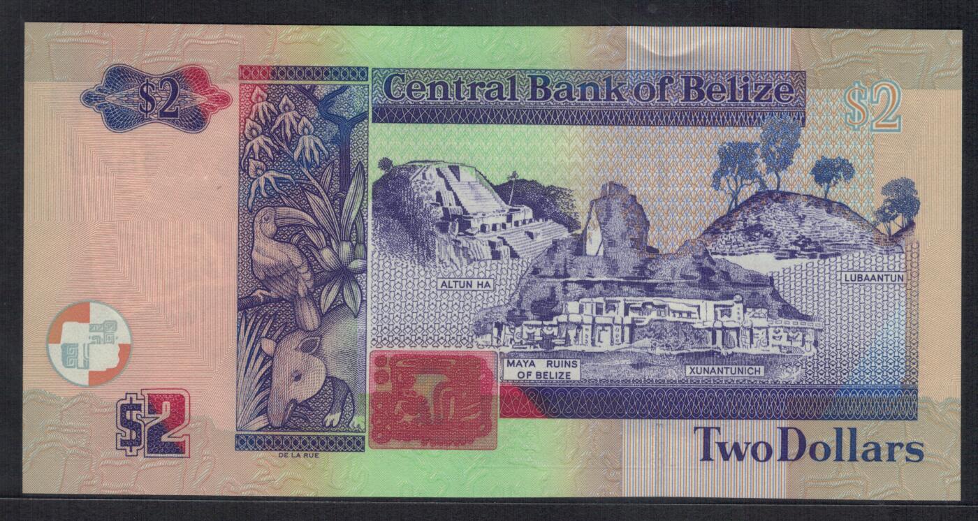 伯利兹(伯里兹)2021年2元 朦胧号(无3457) 实物图 UNC