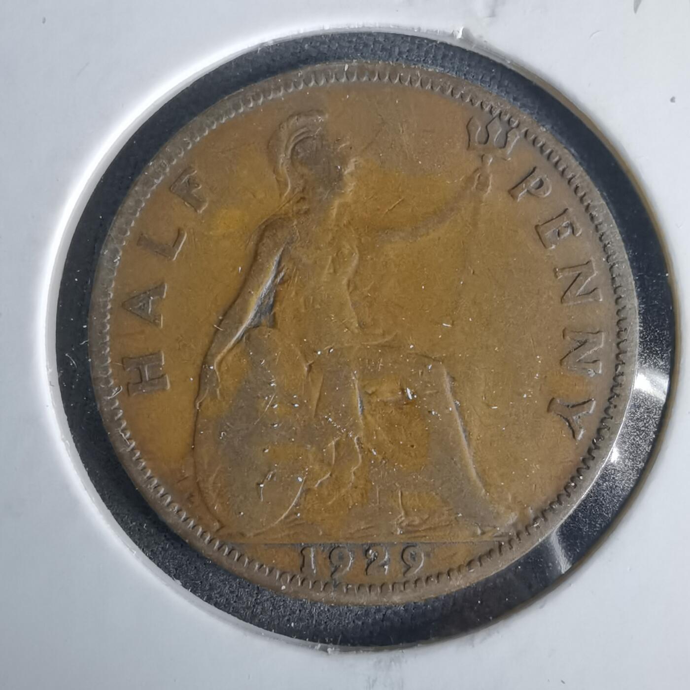 沼泽如烟--第1049场 英国1929年半便士