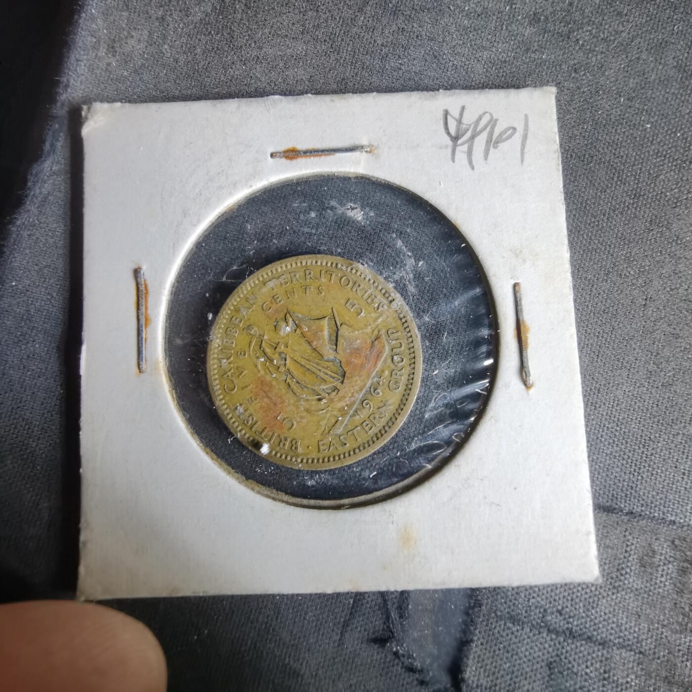 沼泽如烟--第1049场 东加勒比1964年五分