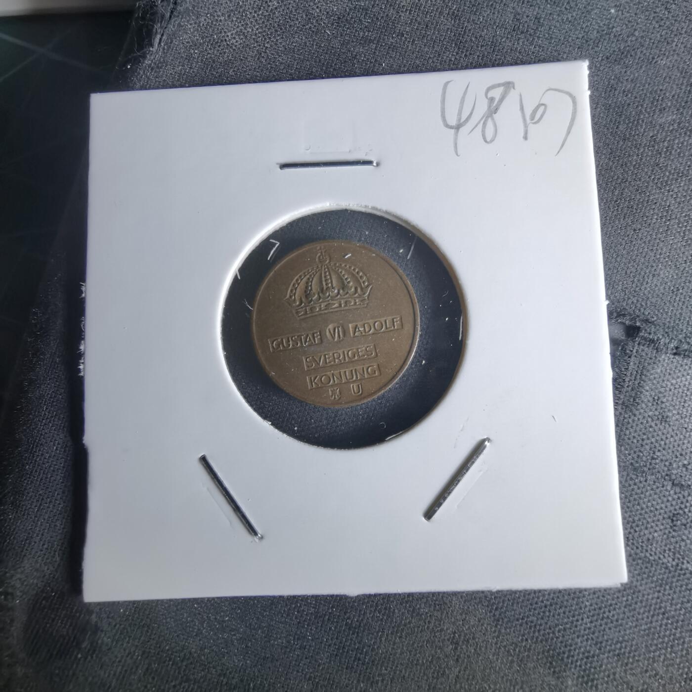 沼泽如烟--第1048场 瑞典1967年1欧尔