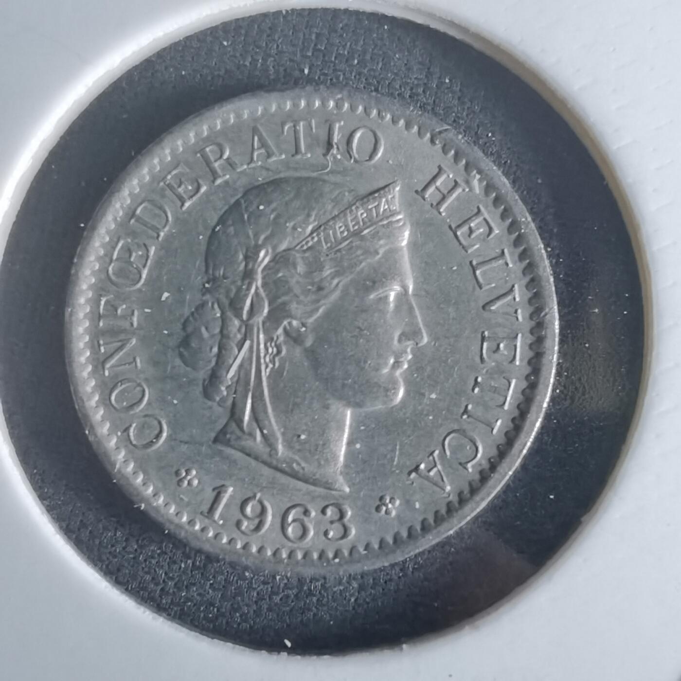 沼泽如烟--第1048场 瑞士1963年五分