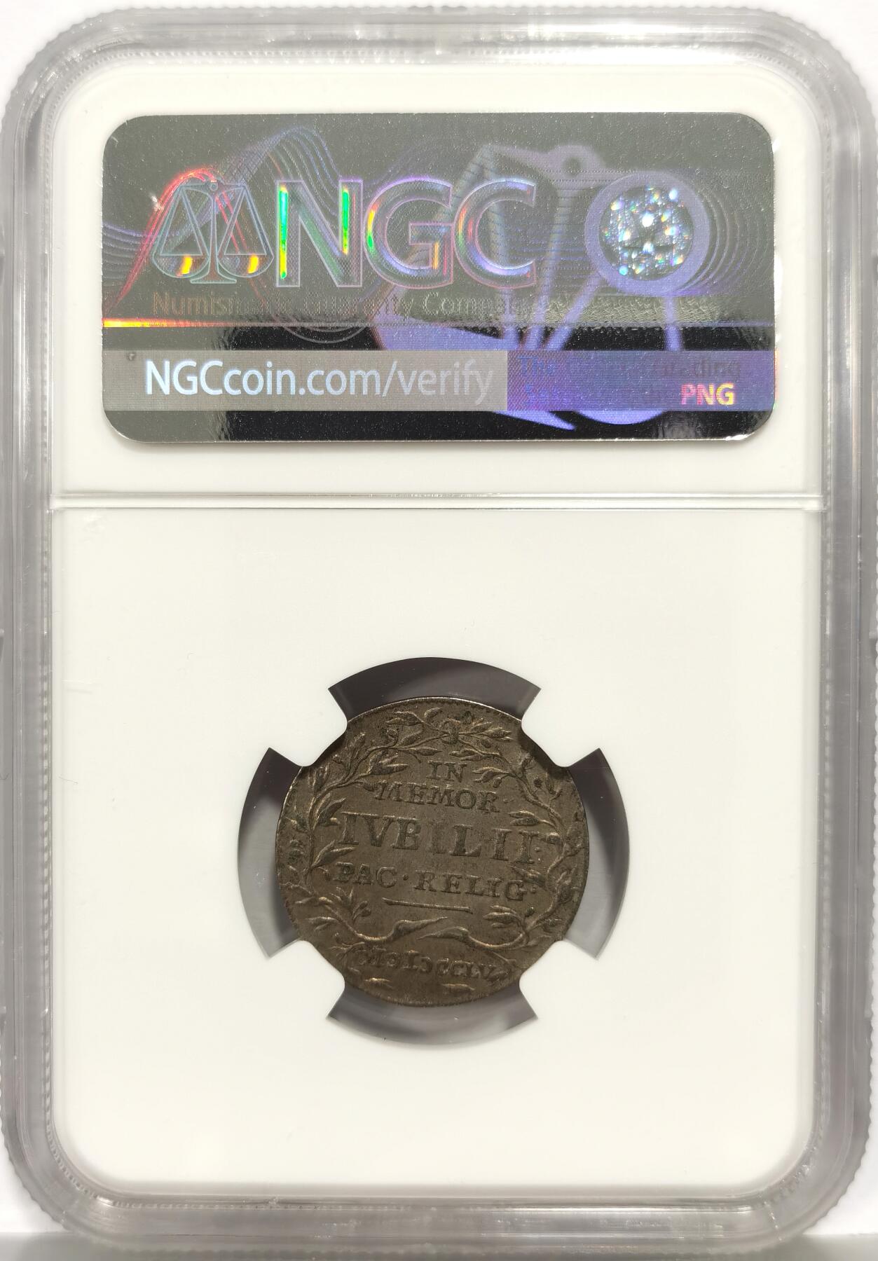 博洋堂世界钱币拍卖第168期（全场包邮） NGC AU55 德国萨克森-哥达-阿尔滕堡1755年1/24泰勒银币