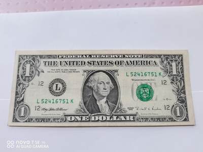 纸币 - 美国壹圆