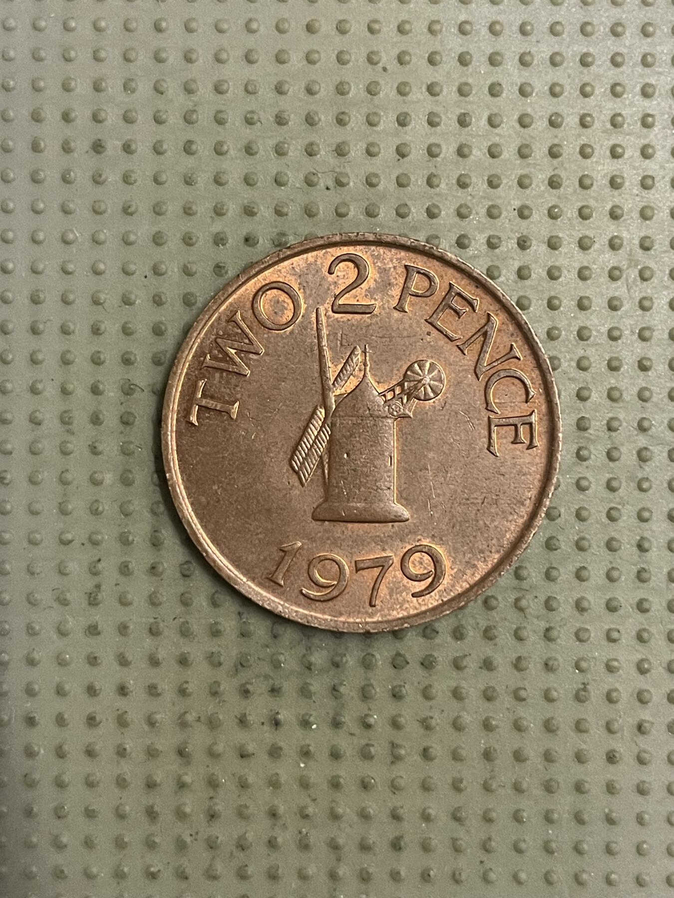 2026年第44场各国散币拍卖（总第194场） 根西岛1979年2便士