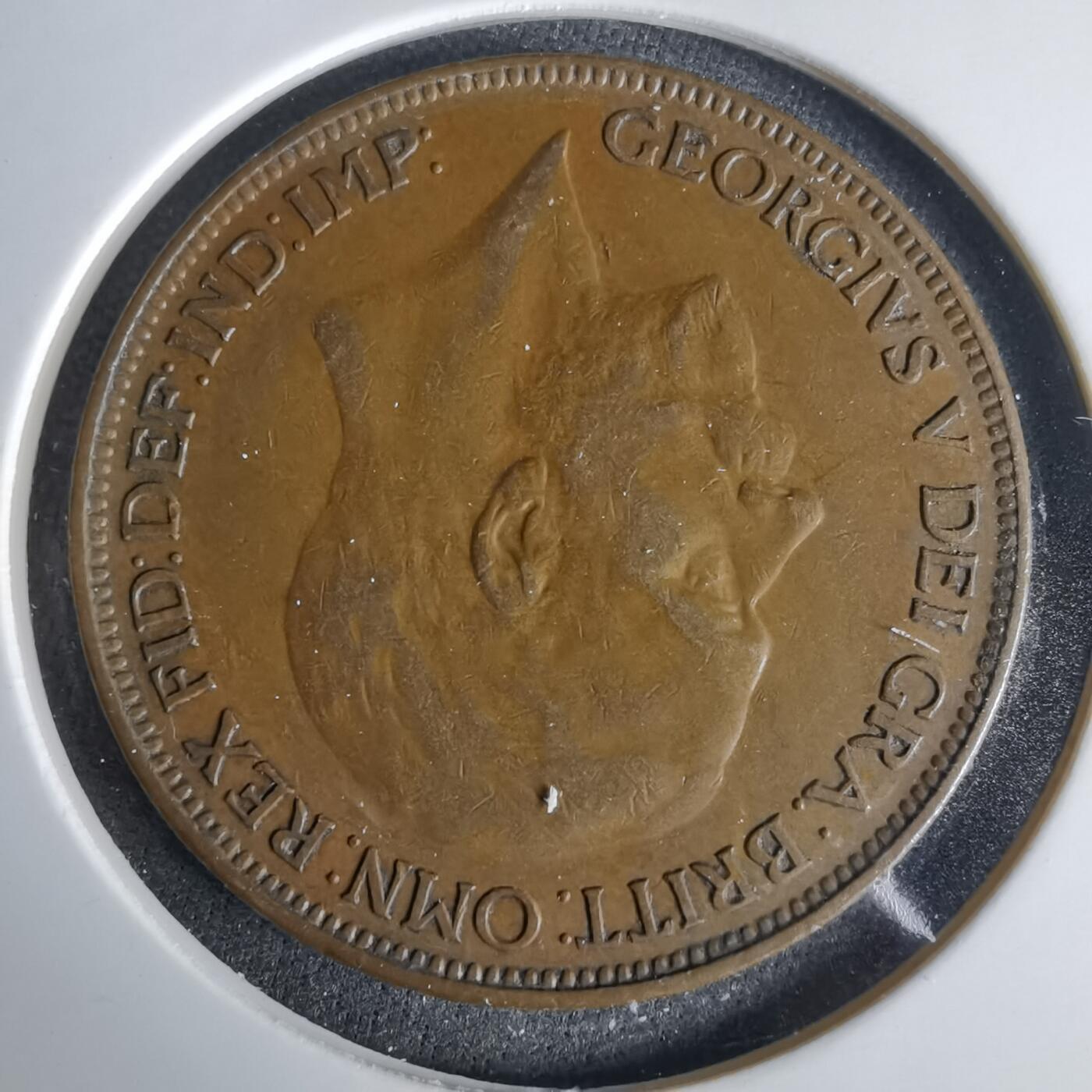 沼泽如烟--第1049场 英国1927年1便士