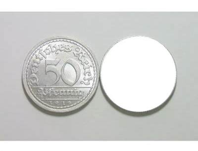 稀年 德国魏玛1919年D版50芬尼 难得原光 - 稀年 德国魏玛1919年D版50芬尼 难得原光