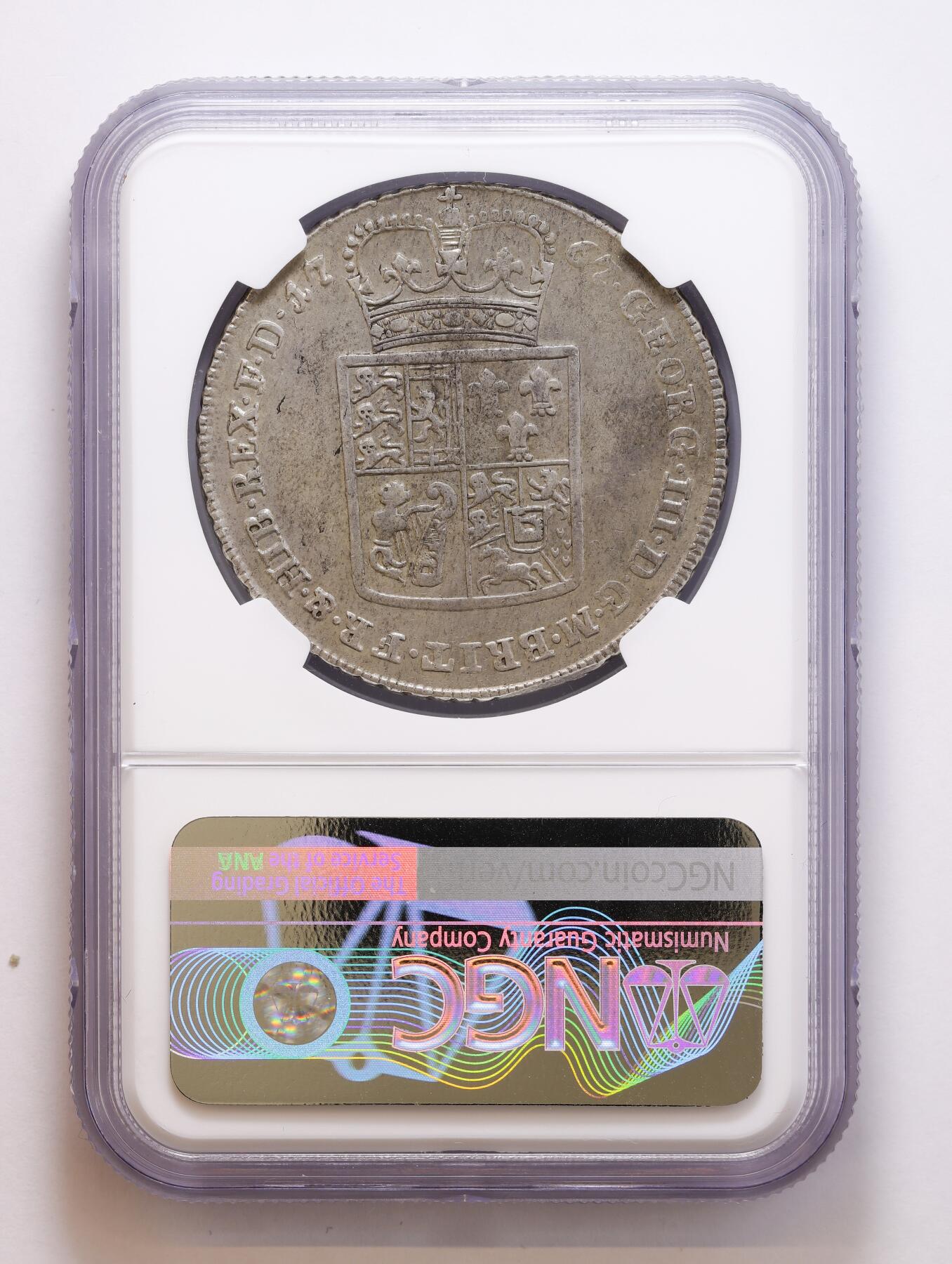 观钱 近现代机制币拍卖No.008（全场顺丰包邮，不区分偏远地区）  1767 年 神圣罗马帝国 不伦瑞克 - 吕讷堡 - 卡伦堡 - 汉诺威 圣安德烈十字像（St. Andrew）泰勒大银币（NGC AU Details） “被清洗但品相底子好” 的潜力币