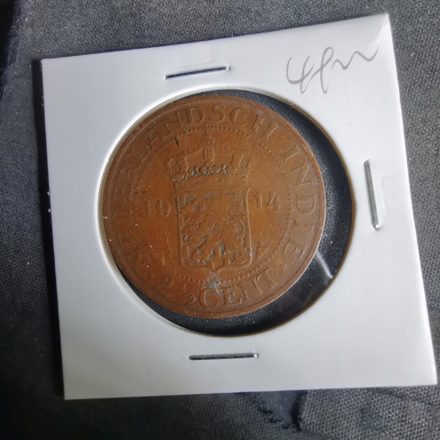 沼泽如烟--第1049场 荷属东印度1914年2.5分