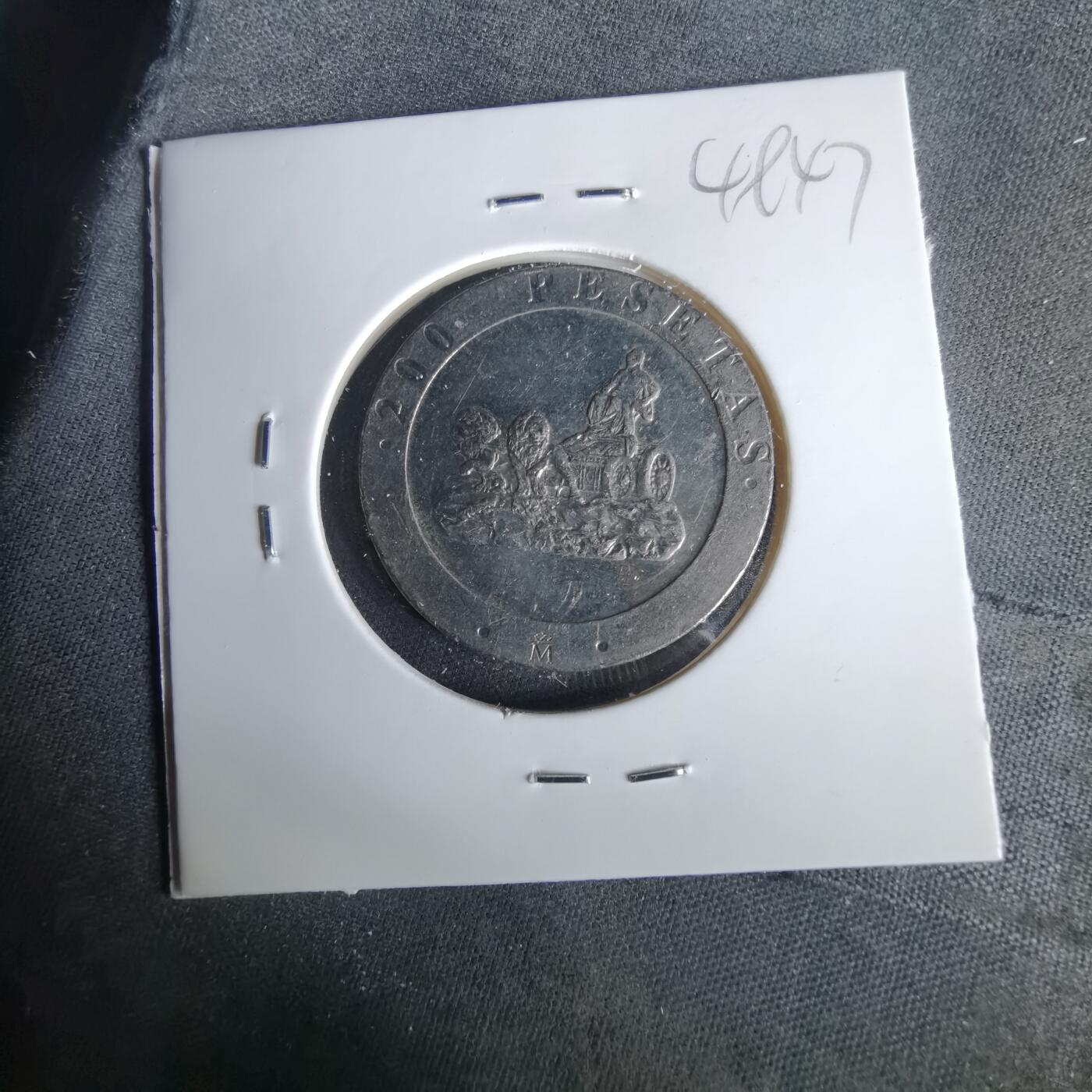 沼泽如烟--第1049场 西班牙1990年200比塞塔纪念币