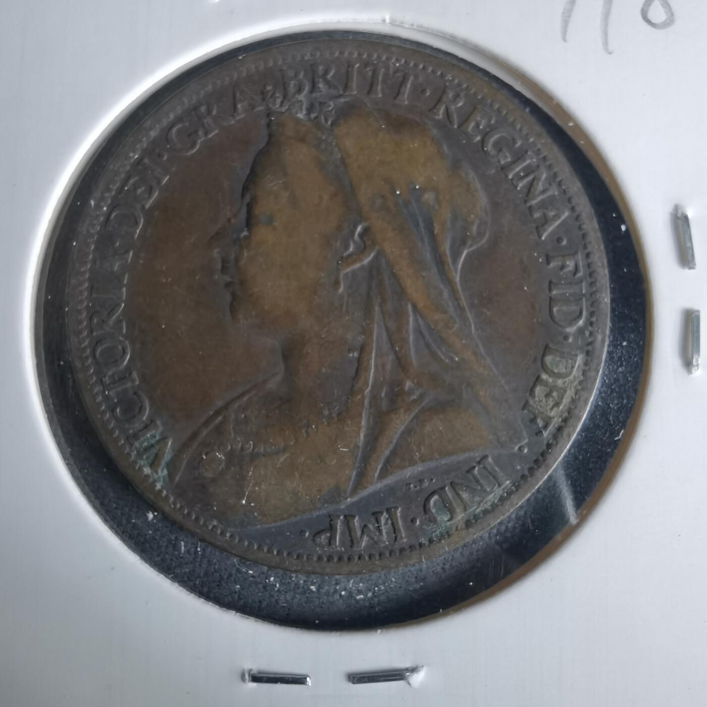 沼泽如烟--第1049场 英国1901年1便士