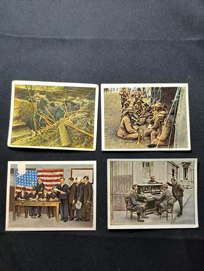 云宸嘉赏-勋臻佳藏四月精品甄选场次（低佣 一元一手） - 德意志帝国 一战时期世界大战系列烟卡（毒气警报，美索不达米亚战役，美德宣传战，前线音乐会）