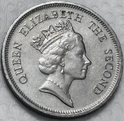 文馨钱币收藏第 299 场，长期接代拍业务 - 原光好品 1990 年英属香港一元