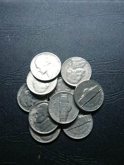 松南世界钱币——260409 - 美国5美分镍币10枚3