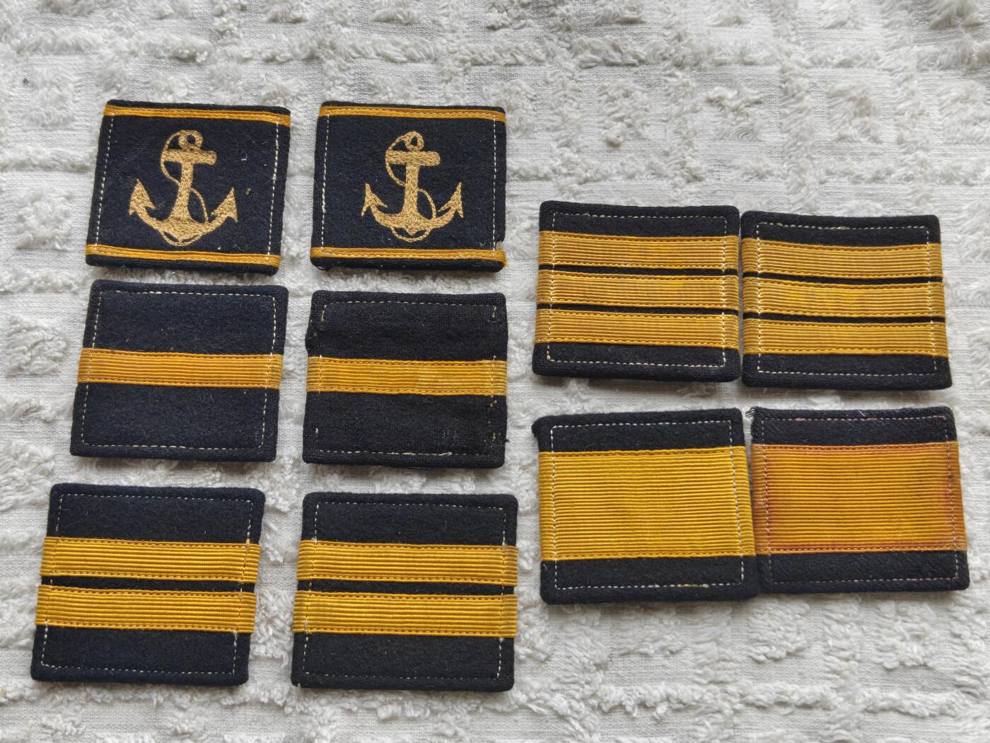 五十年代海方块徽章大全套