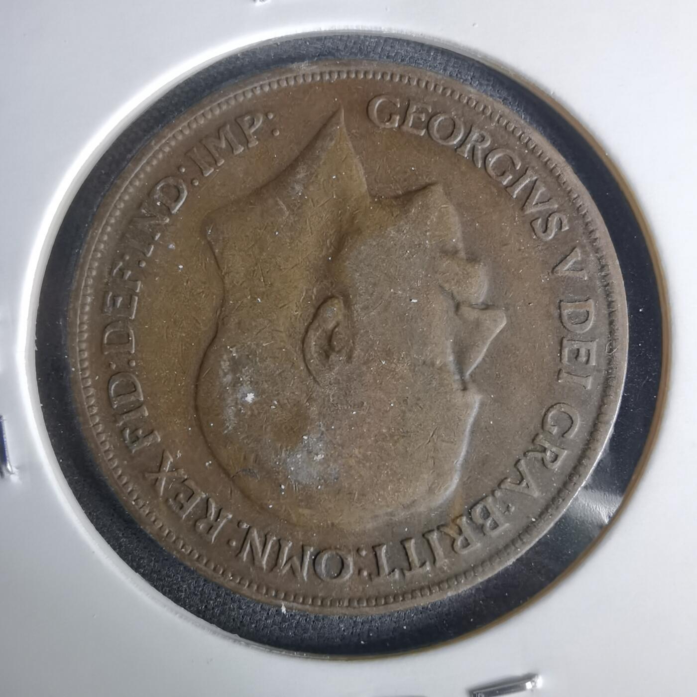 沼泽如烟--第1049场 英国1917年1便士