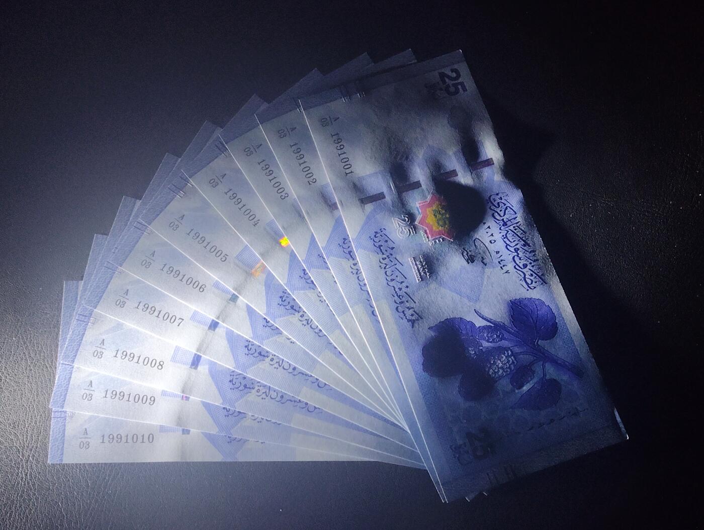 2026四月第二期，总第223期 叙利亚2025版25镑UNC标十 朱拉尼新政权货币改革的产物