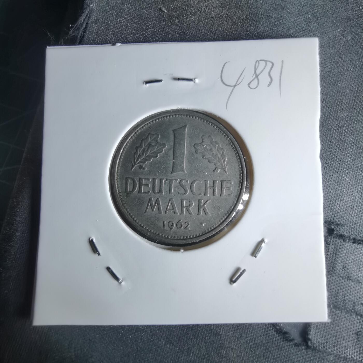 沼泽如烟--第1048场 德国1962年1马克