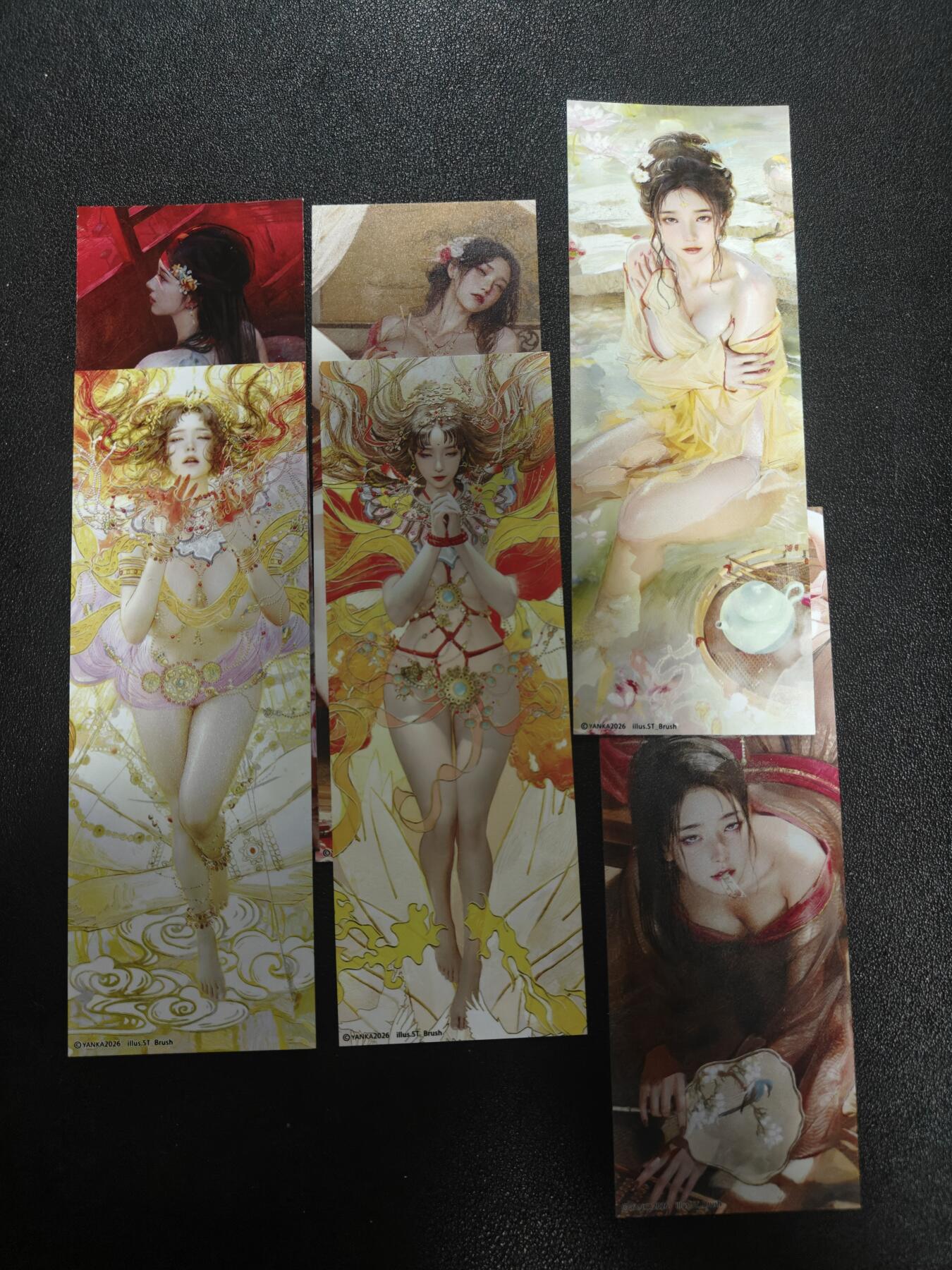 天玑星卡拍第187期《4.16周四截拍》持续收拍收评中 满赠卡需备注 炎卡文化 刷子 人间传 6张书签（柳如是、杜夫人、尤二姐、尤三姐、李巧奴、李娇儿）