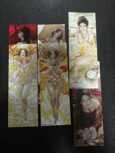 天玑星卡拍第187期《4.16周四截拍》持续收拍收评中 满赠卡需备注 - 炎卡文化 刷子 人间传 6张书签（柳如是、杜夫人、尤二姐、尤三姐、李巧奴、李娇儿）