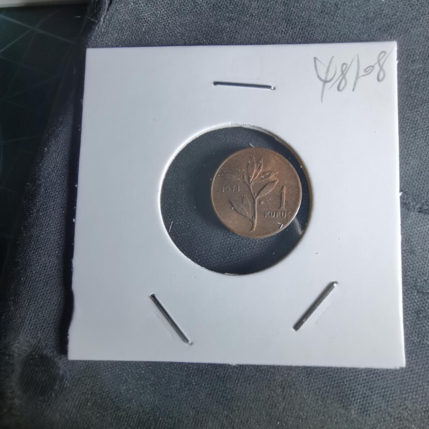 沼泽如烟--第1048场 土耳其1971年1库鲁