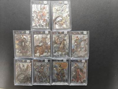 天玑星卡拍第187期《4.16周四截拍》持续收拍收评中 满赠卡需备注 - 【亲签卡】超吉梦卡牌 白影 碧血杨家将 穆桂英杨宗保 七郎八虎 卡砖封装 一套10张