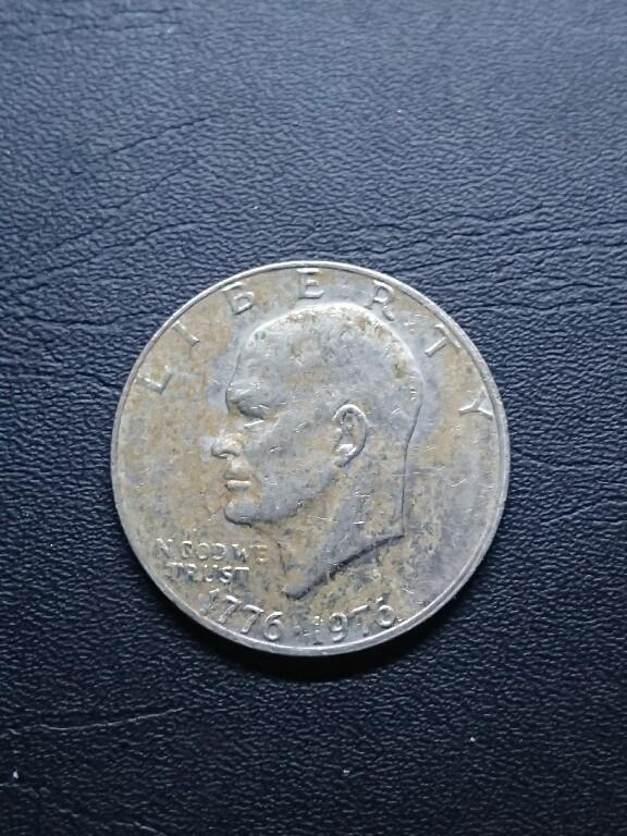 松南世界钱币——260409 美国1976年独立200周年1元纪念币镍币