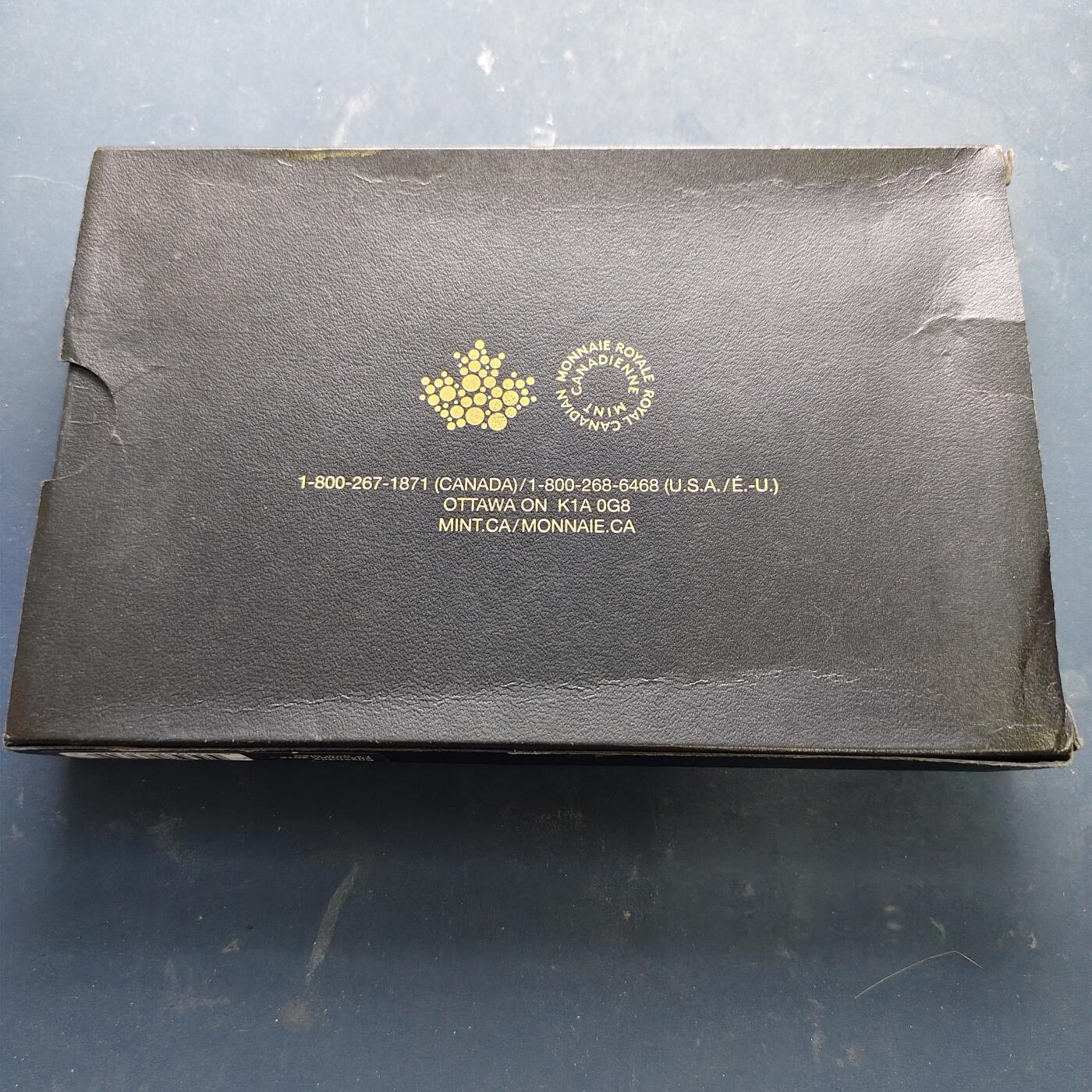 【全场包邮】纯粹捡漏拍521场 加拿大2015年Specimen Set官方封装套币-含特别版蓝松鸦1元（仅随套币发行）-盒证全