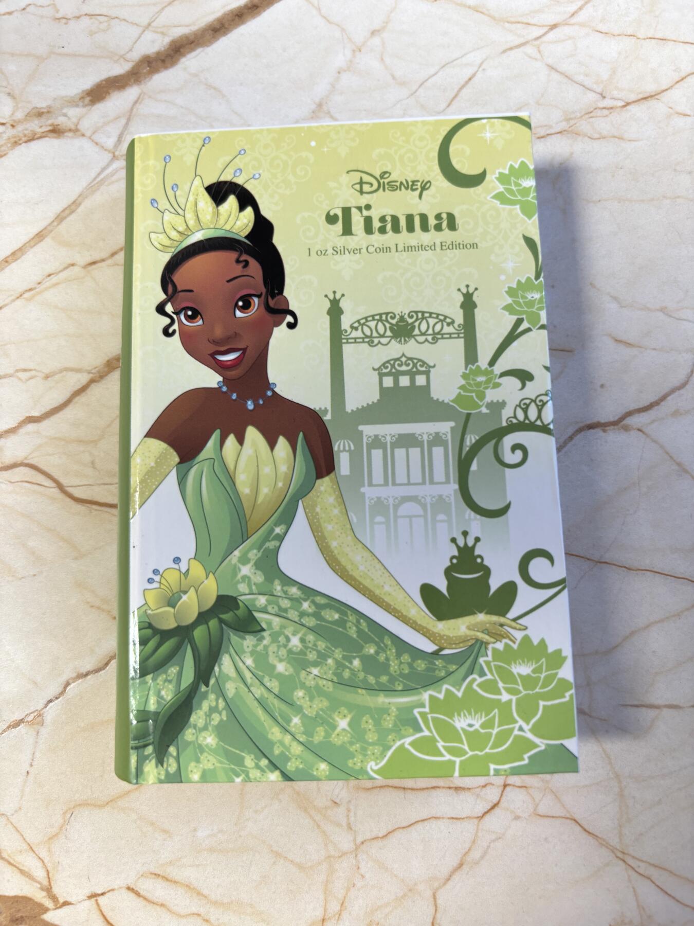 第197期拍卖 纽埃2016年迪斯尼公主系列青蛙公主1盎司彩银币，999银，发行10000枚