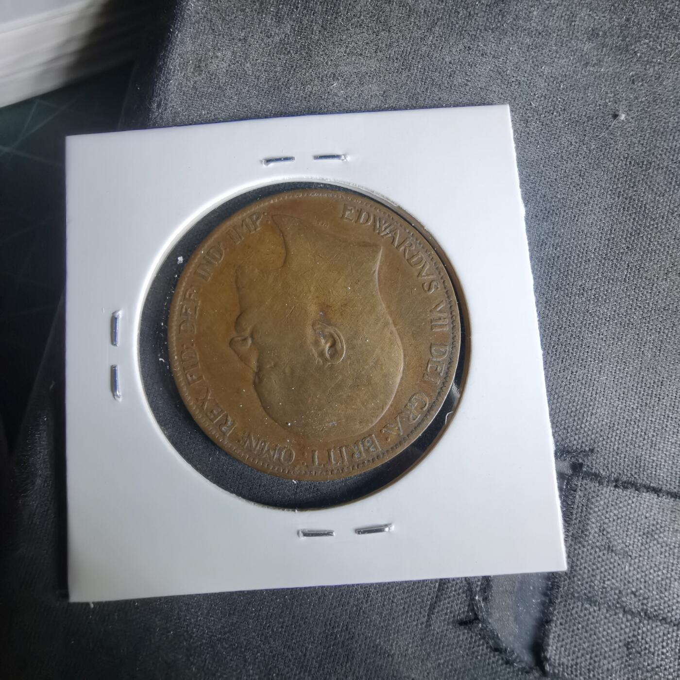 沼泽如烟--第1049场 英国1908年1便士