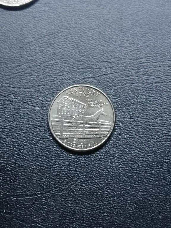 松南世界钱币——260409 美国25美分纪念币镍币1