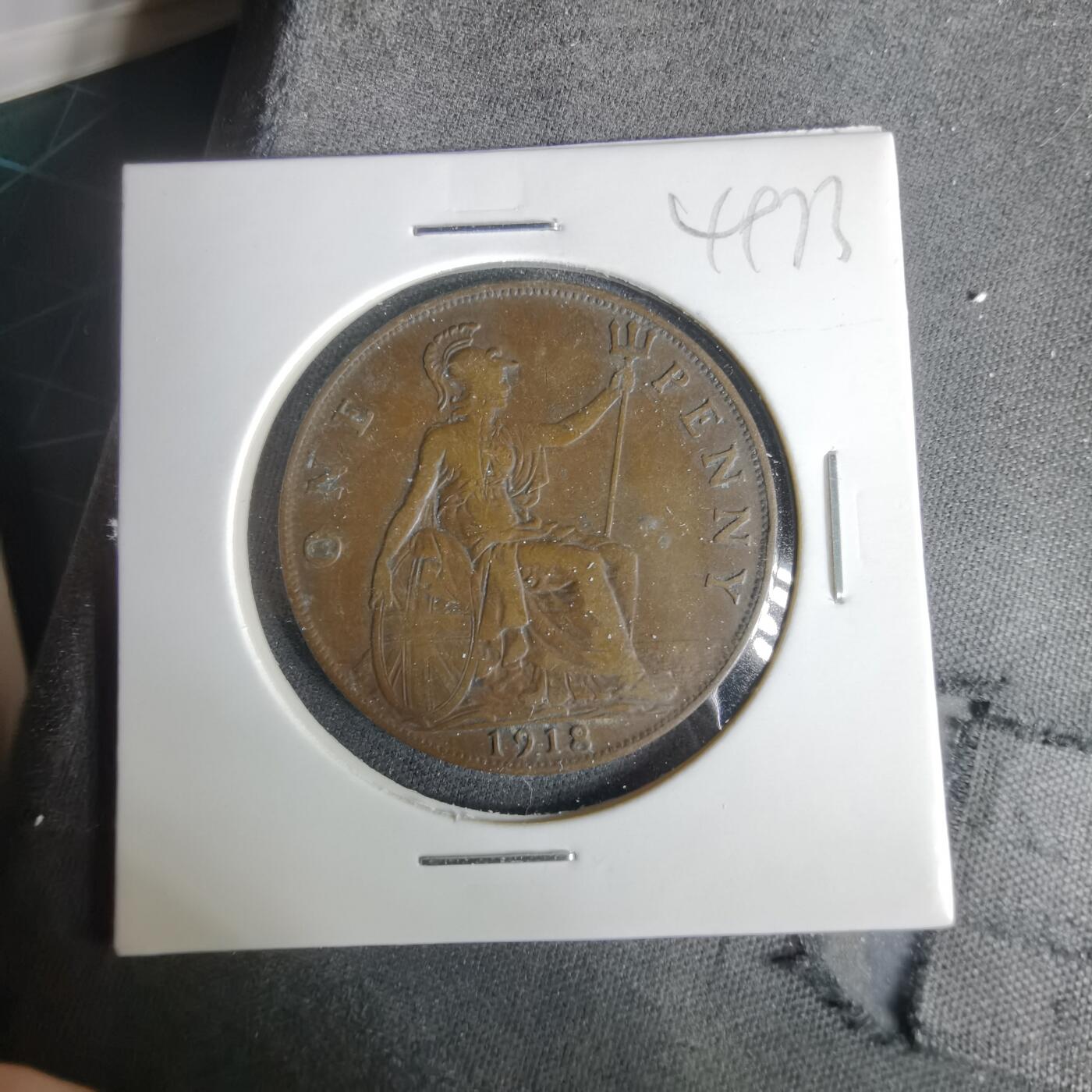 沼泽如烟--第1049场 英国1918年1便士