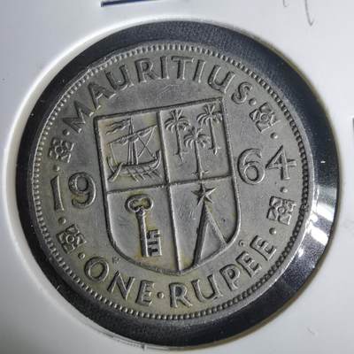 沼泽如烟--第1049场 - 毛里求斯1964年1卢比