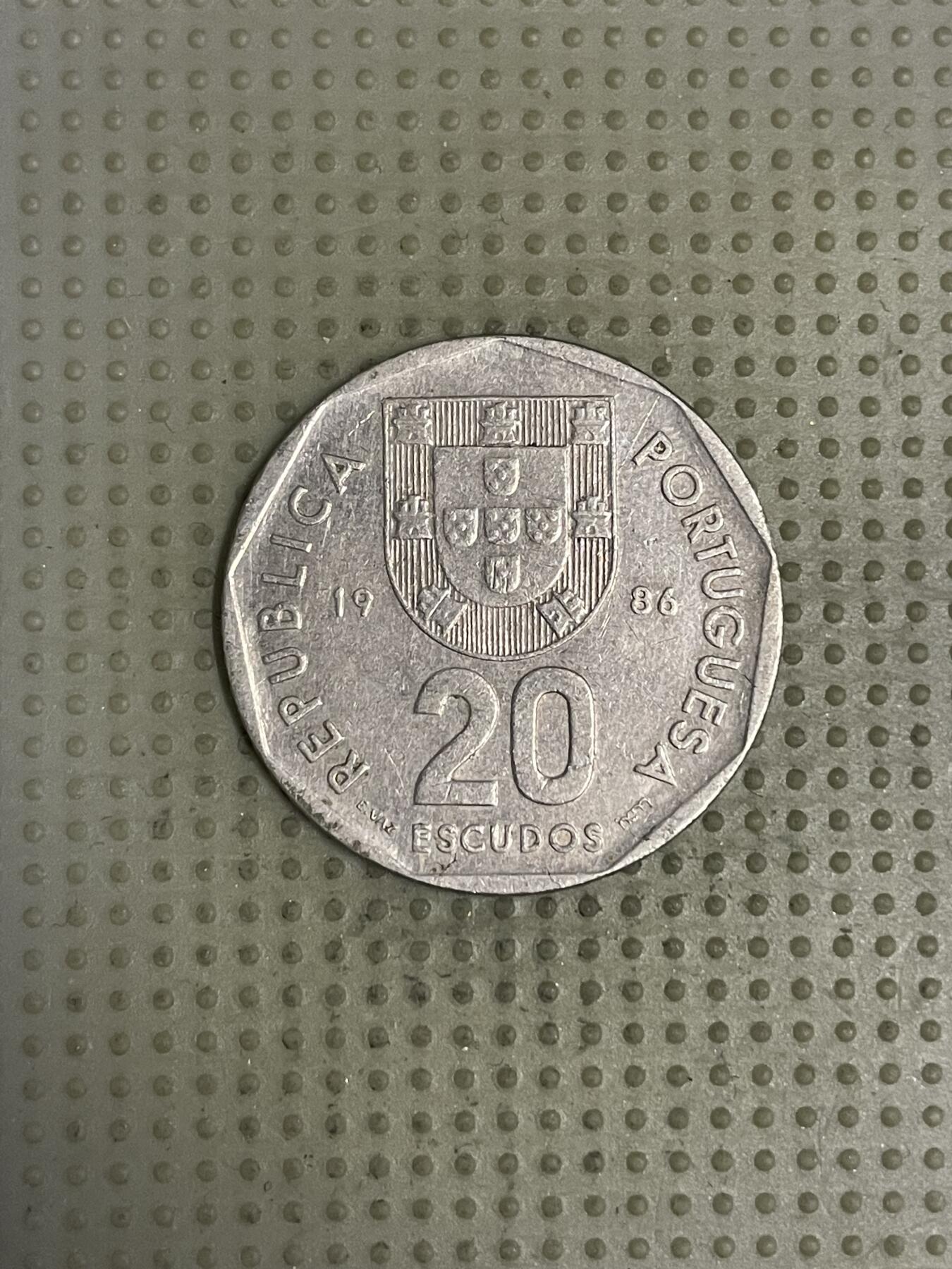 2026年第44场各国散币拍卖（总第194场） 葡萄牙1986年20埃斯库多