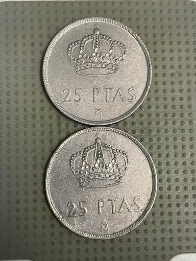 2026年第44场各国散币拍卖（总第194场） - 西班牙1983年25比赛塔2枚