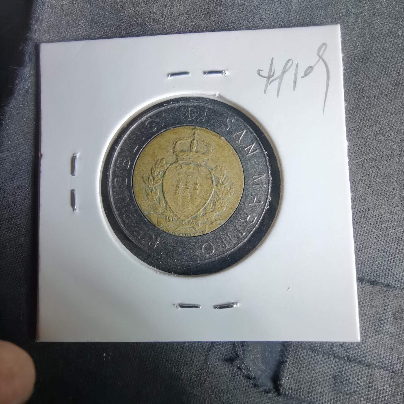 沼泽如烟--第1049场 圣马力诺1987年500里拉