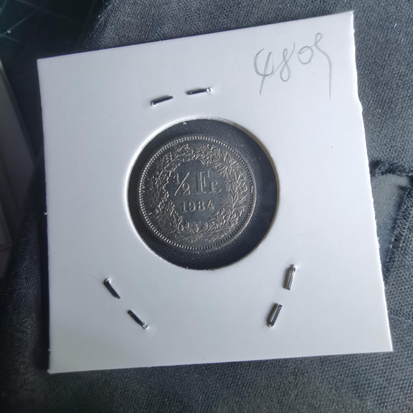 沼泽如烟--第1048场 瑞士1984年半法郎