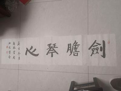 著名书法家袁柏涛 书法一幅，字寒杰、寿水，号松风斋主、卧雪堂居士，江苏宿迁人。现为中国收藏家协会会员、中华社会工作者协会会员、中华名人协会会员，担任北京东方书店艺术部主任、北京视觉丛林文化艺术有限公司艺术总监及中华名人协会书画研究员。131*31cm - 著名书法家袁柏涛 书法一幅，字寒杰、寿水，号松风斋主、卧雪堂居士，江苏宿迁人。现为中国收藏家协会会员、中华社会工作者协会会员、中华名人协会会员，担任北京东方书店艺术部主任、北京视觉丛林文化艺术有限公司艺术总监及中华名人协会书画研究员。131*31cm