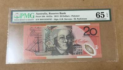 【礼羽收藏】🌏世界钱币拍卖第132期 - 澳大利亚20澳币PMG65分