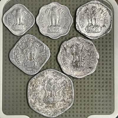 2026年第43场各国散币拍卖（总第193场） - 印度铝币6枚