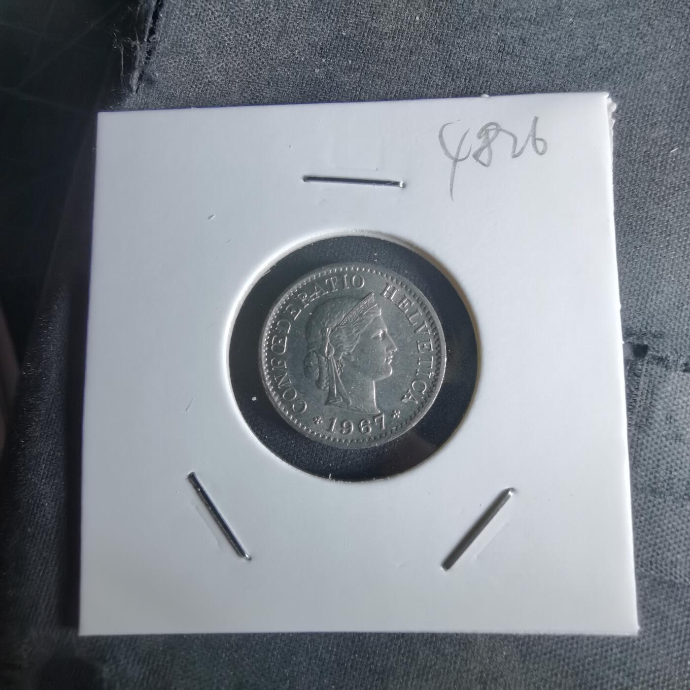 沼泽如烟--第1048场 瑞士1967年五分