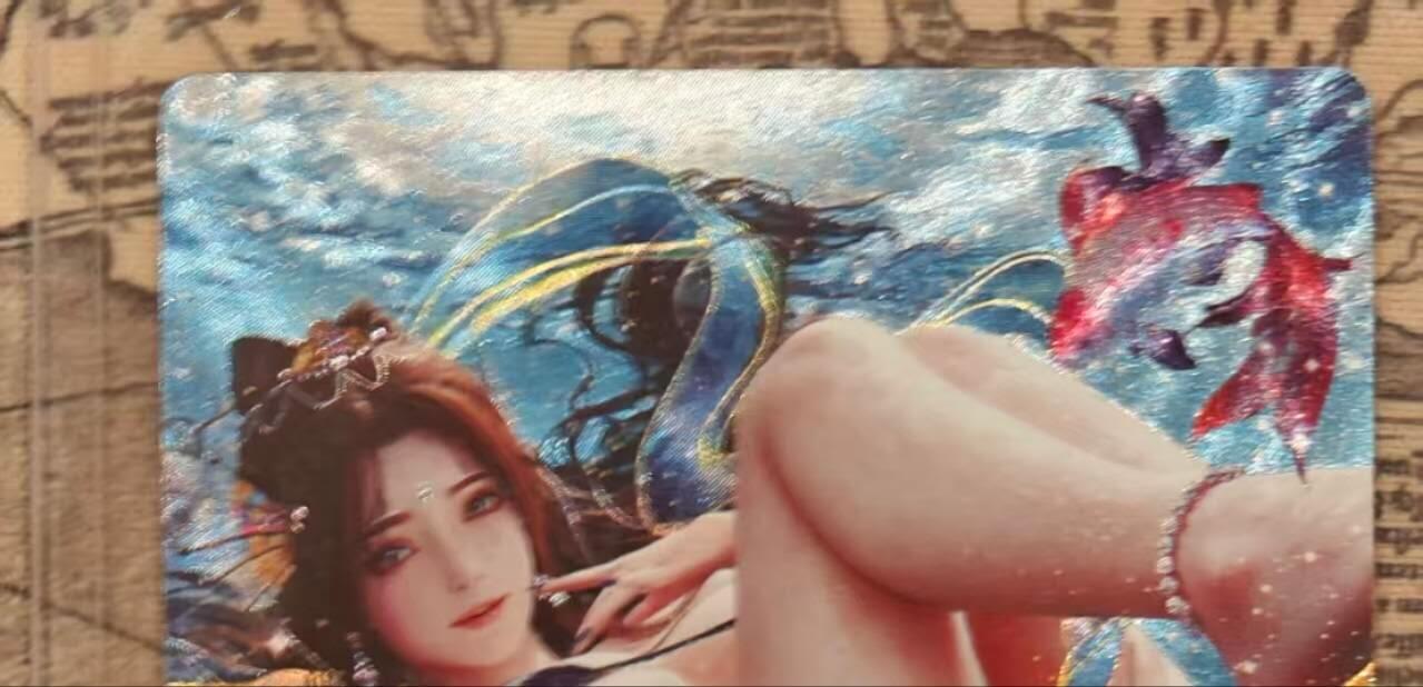 龙虎卡牌-八二场（满200元包邮，无佣金，每周六结拍，欢迎送拍） 粗闪卡 星宿文创 双鱼座 (星宿满赠)