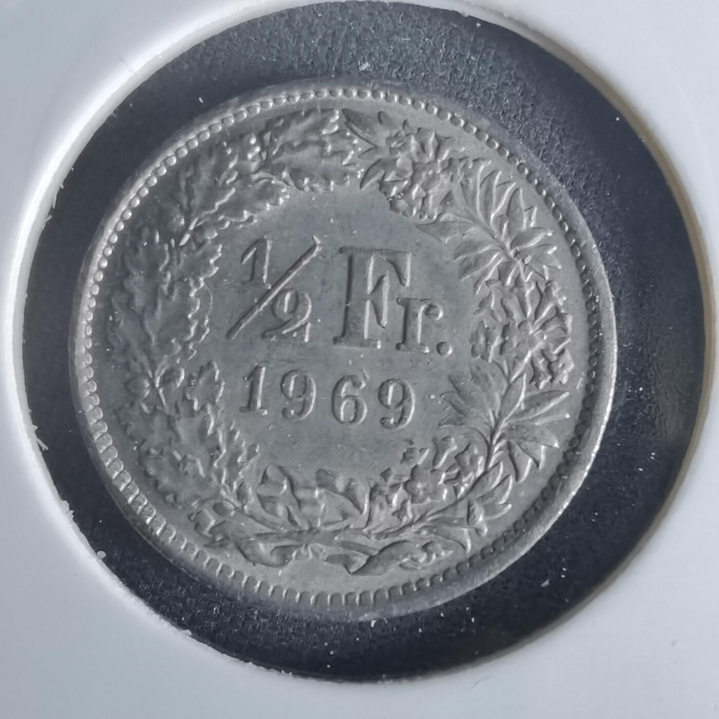 沼泽如烟--第1048场 瑞士1969年半法郎