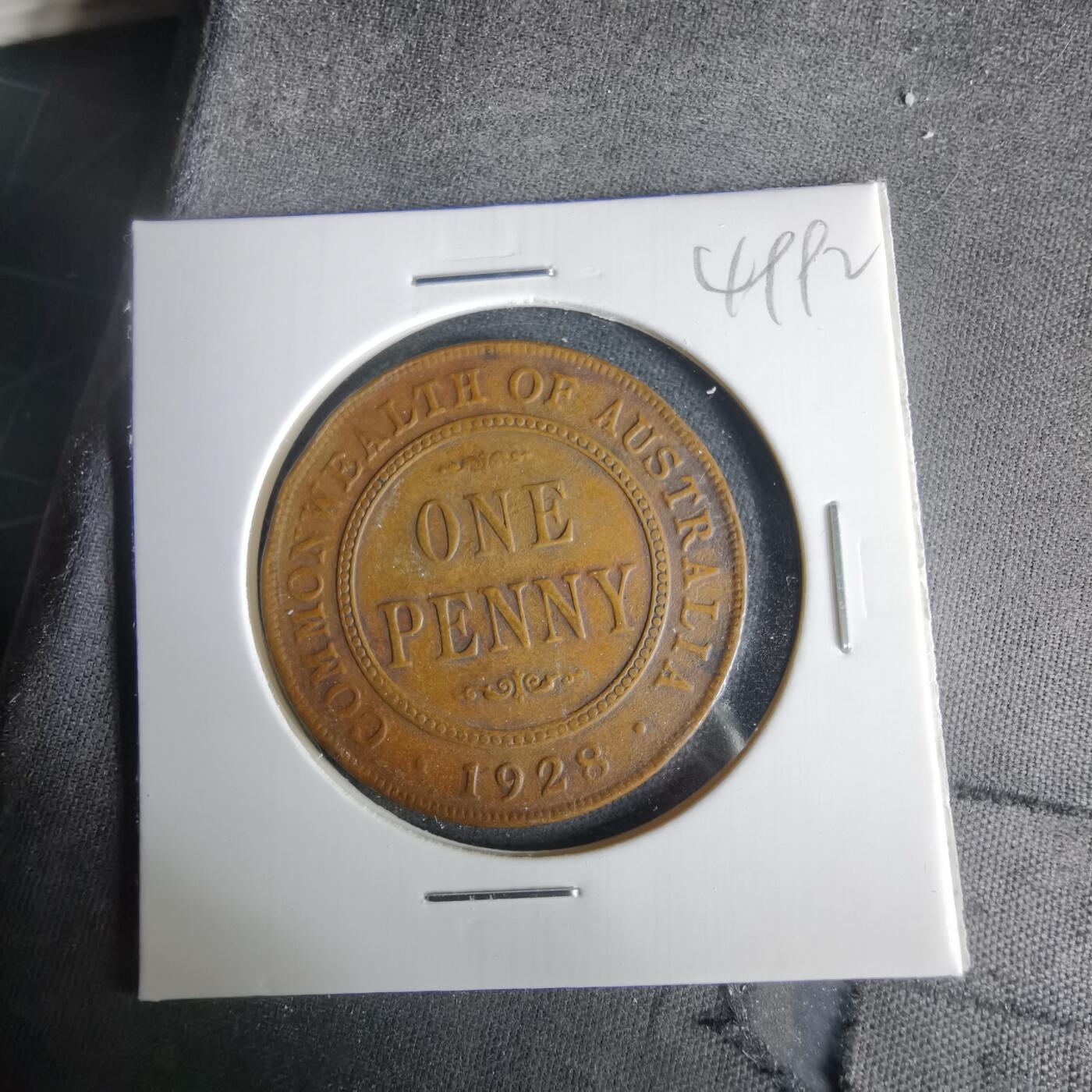 沼泽如烟--第1049场 澳大利亚1928年1便士