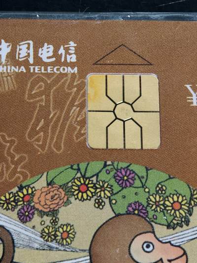 公藏第63期裸卡拍卖 电信IC新卡（IC-P35  生肖猴）一全原封套四川版，芯片看图。