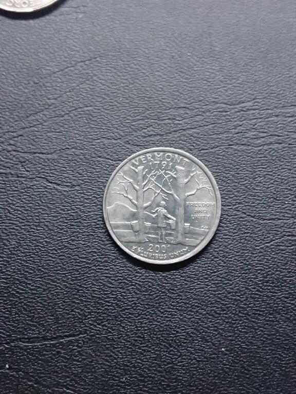 松南世界钱币——260409 美国25美分纪念币镍币6