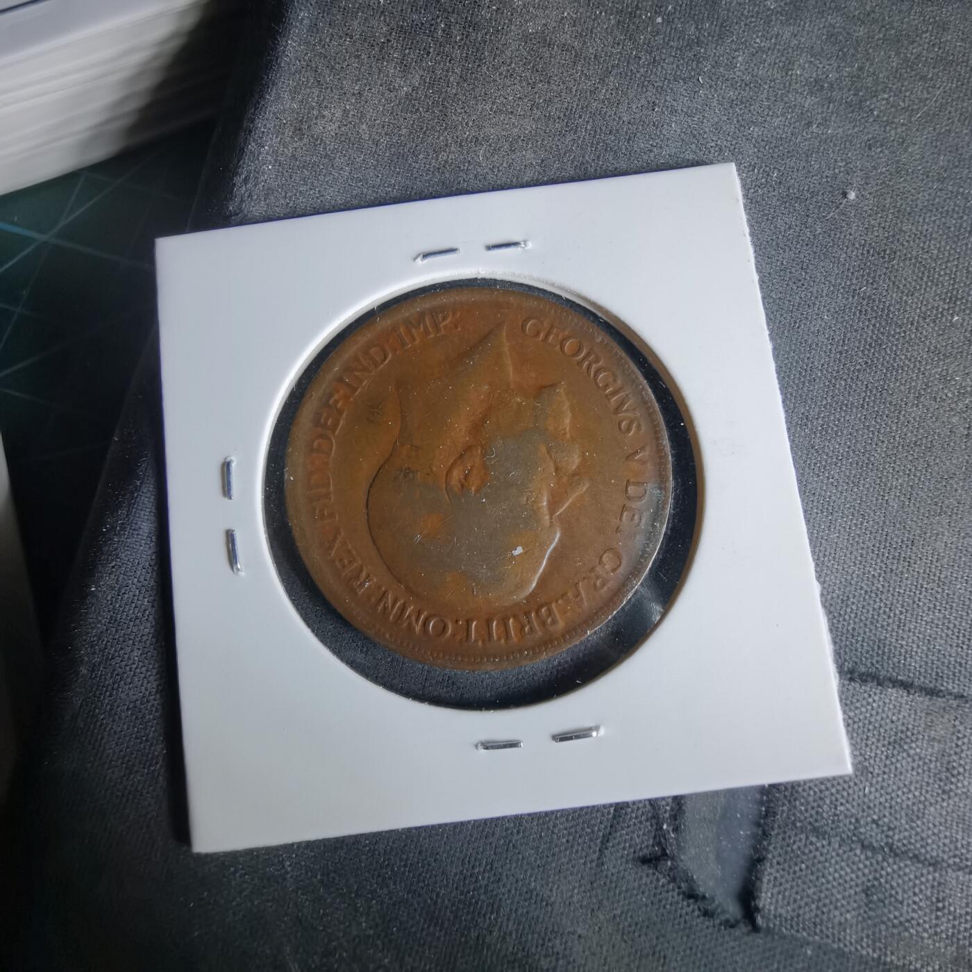 沼泽如烟--第1049场 英国1919年1便士