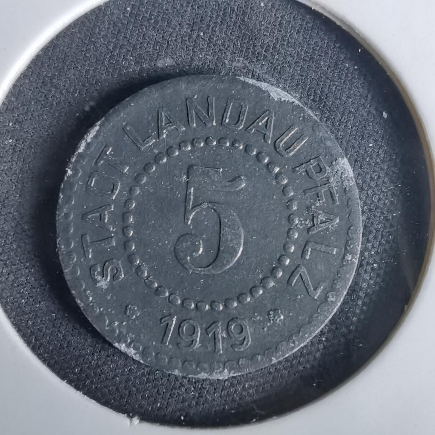 沼泽如烟--第1049场 1919年5芬尼代币