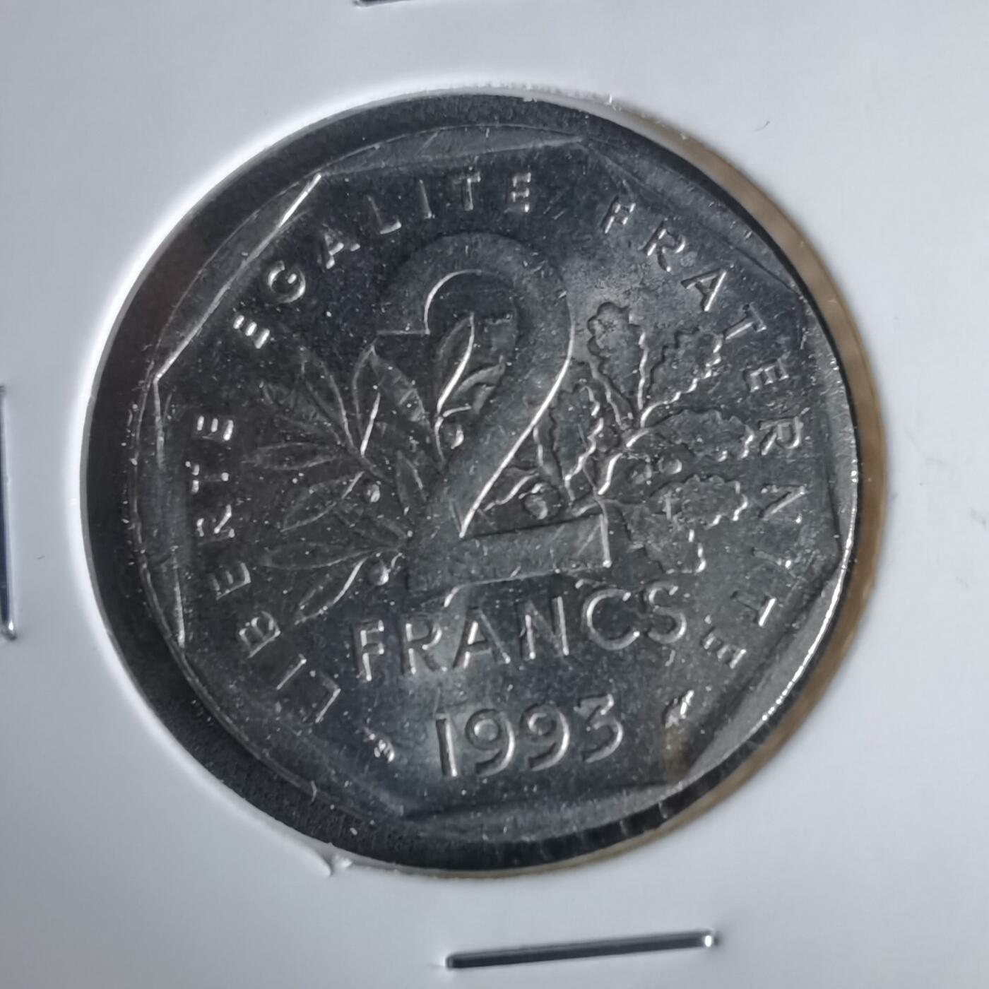 沼泽如烟--第1049场 法国1993年2法郎