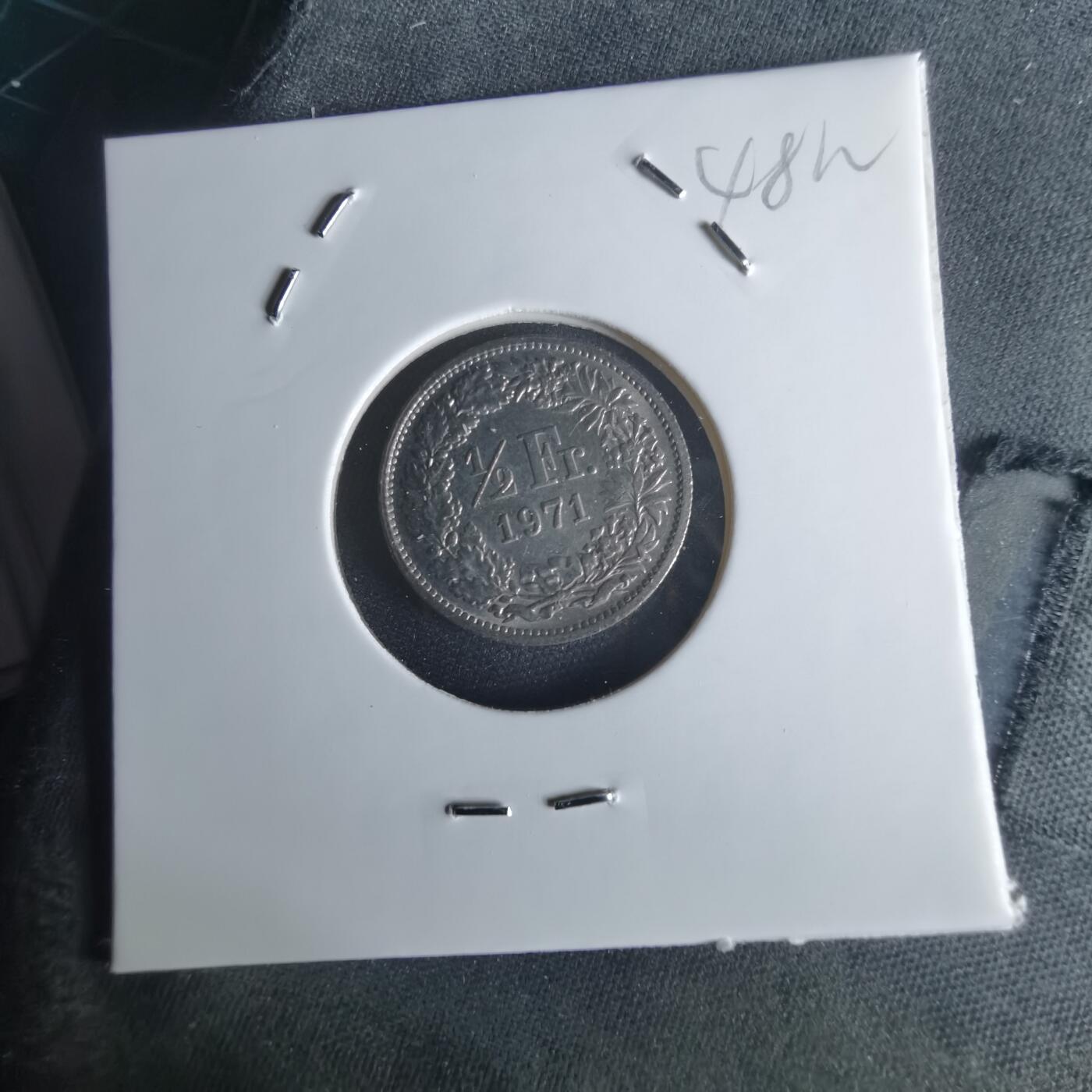 沼泽如烟--第1048场 瑞士1971年半法郎