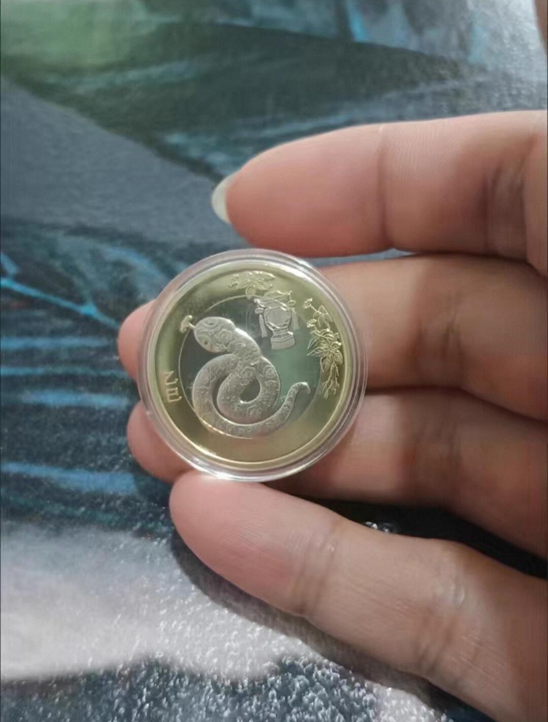 生肖纪念币2025年蛇纪念币